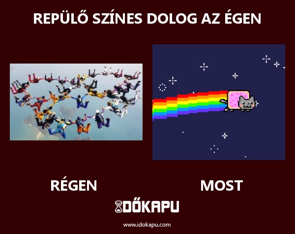 Repülő színes dolog az égen
 
 title=