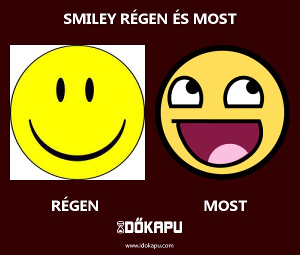 Smiley régen és most
 
 title=